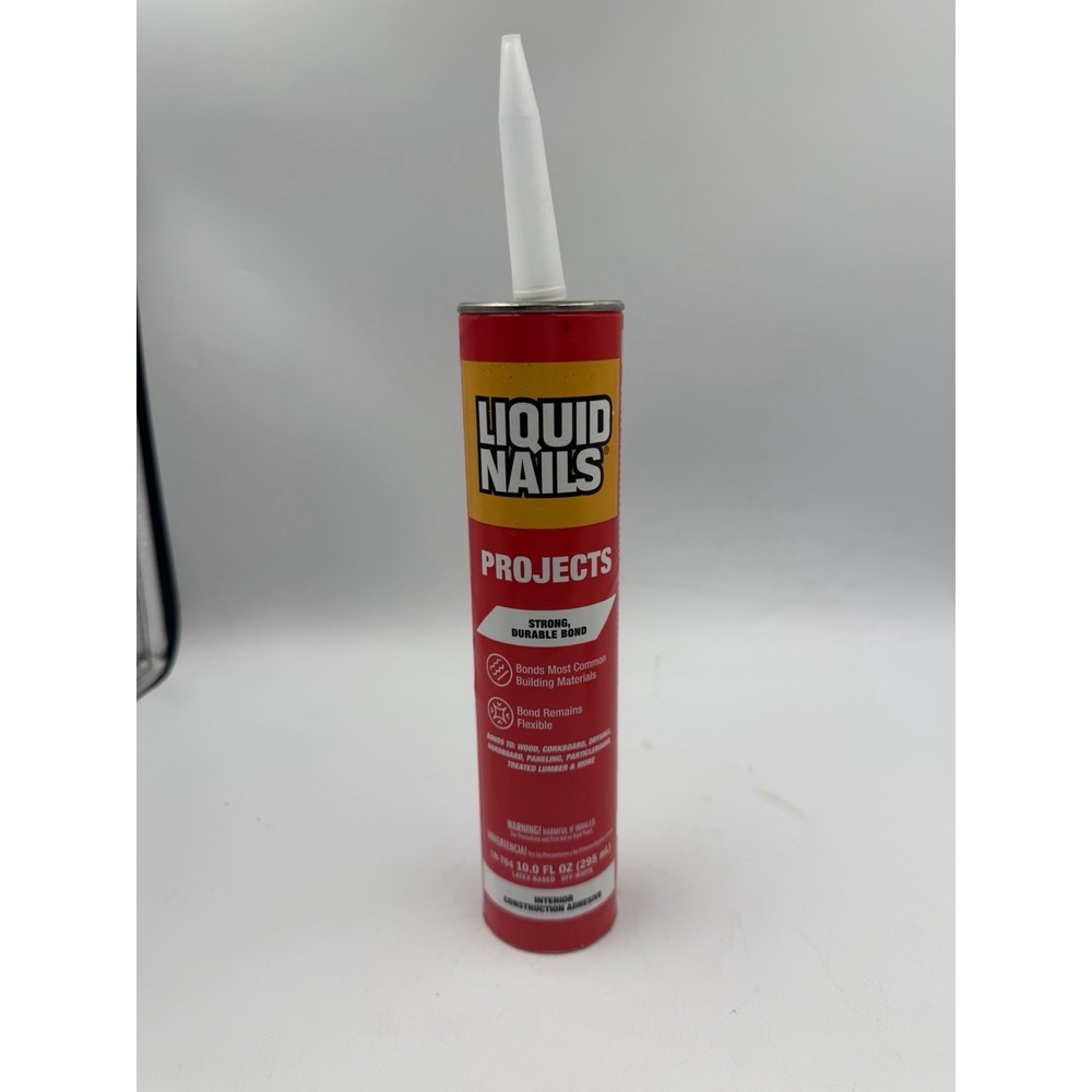 Liquid Nails Interior Projects Construction Adhesive Off-White, 10 oz